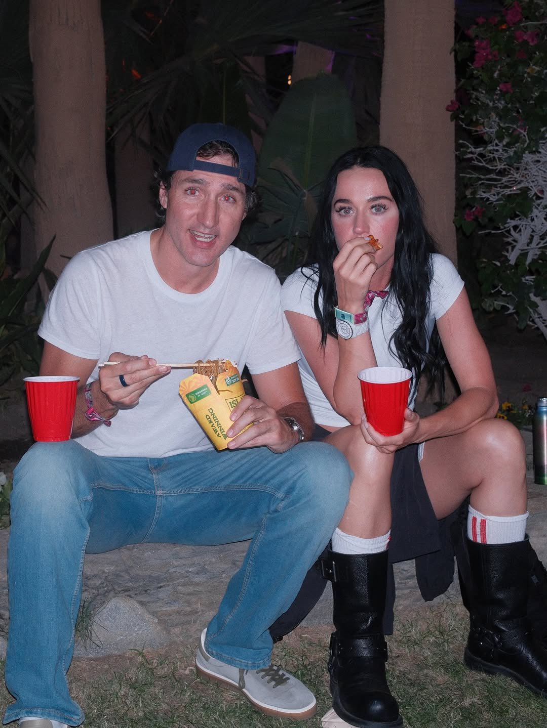 Justin Trudeau and Katy Perry